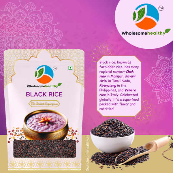 Black Rice Pack of 1 (500g) - Image 2