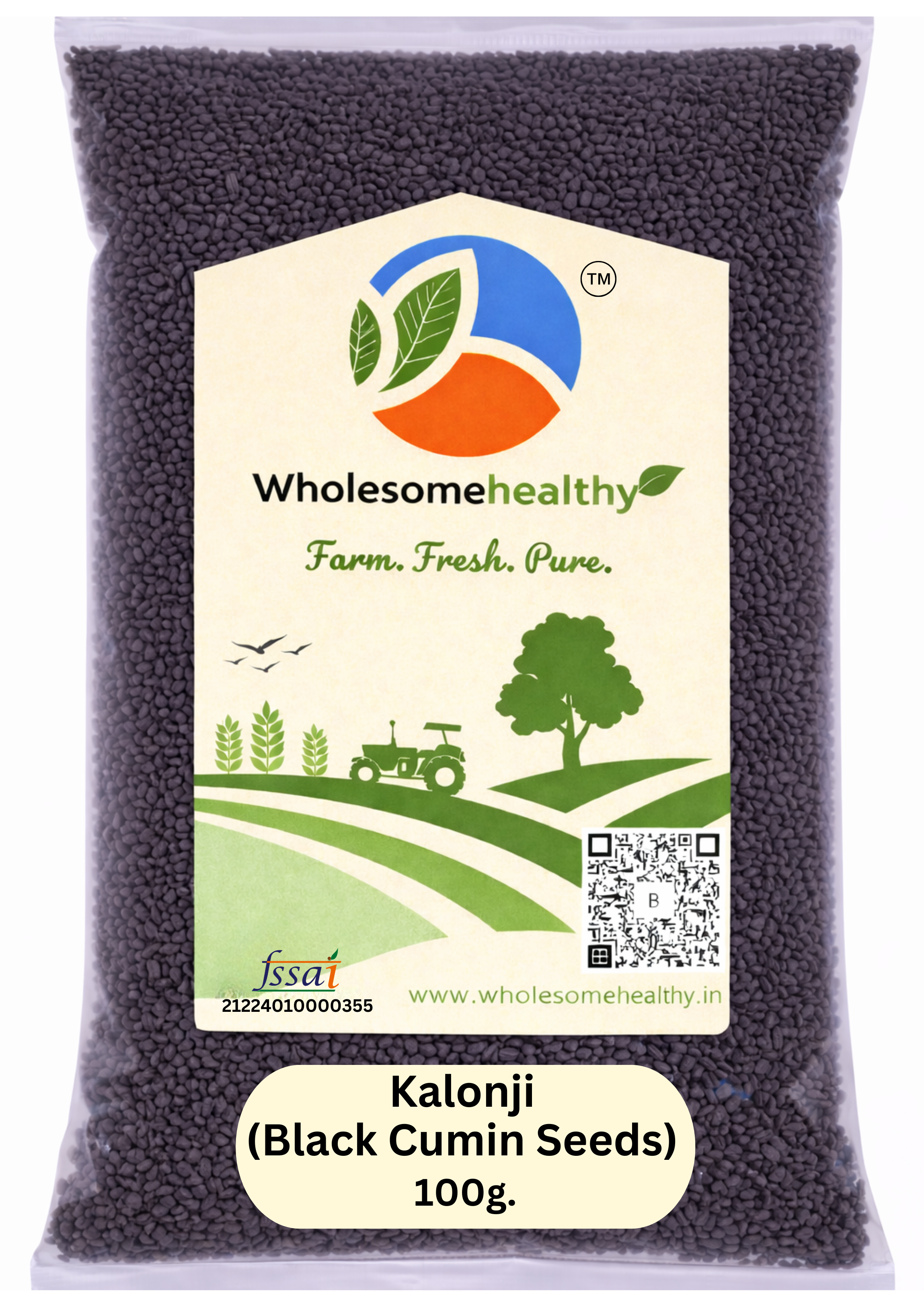 Nigella Seeds | Black Cumin Seeds | Kalonji | 100g | By Wholesomehealthy